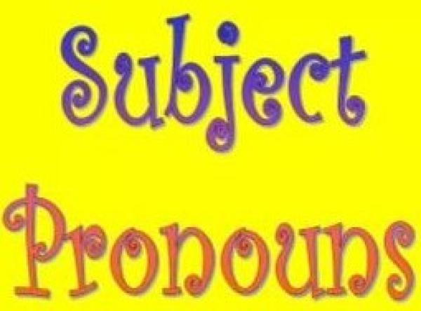 Subject Pronouns