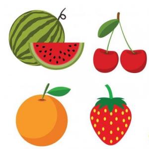 FRUTAS Y VERDURAS CON M Y N