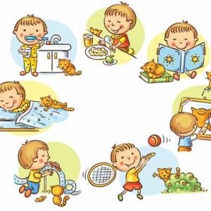 Daily Routines memory game