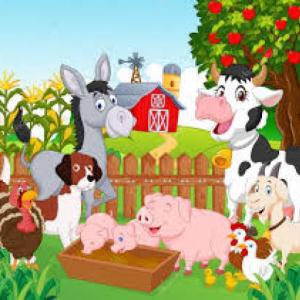 Imagen de portada del videojuego educativo: MEMOTEST ANIMALES DE LA GRANJA, de la temática Medio ambiente