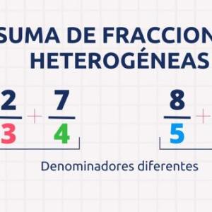 FRACCIONES HETEROGENEAS