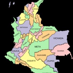 DEPARTAMENTOS DE COLOMBIA