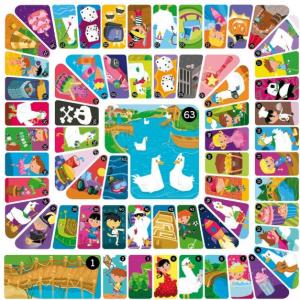 Imagen de portada del videojuego educativo: Juego de la OCA (English), de la temática Viajes y turismo