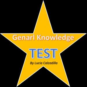 Imagen de portada del videojuego educativo: General Knowledge Test, de la temática Cultura general