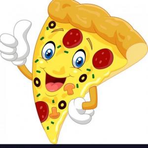 Imagen de portada del videojuego educativo: ¡Las Pizzas Fraccionarias!, de la temática Matemáticas