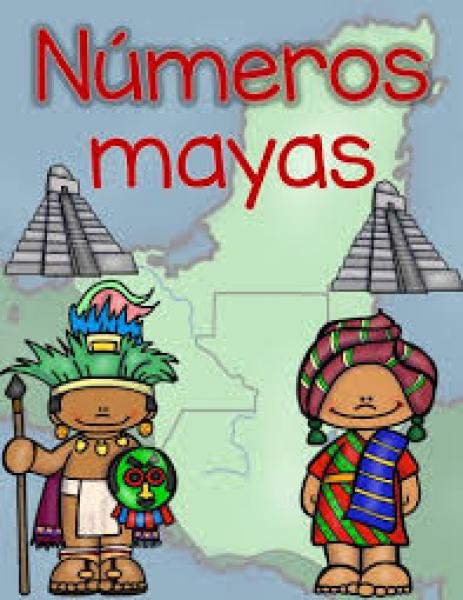 Imagen de portada del videojuego educativo: Números mayas, de la temática Matemáticas