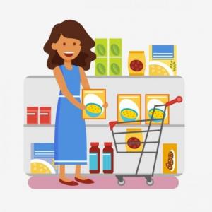 Alimentación saludable y supermercado