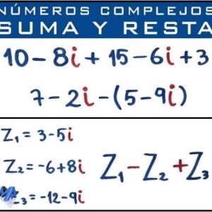 Operaciones con Números Complejos