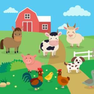 Memorice animales de la granja