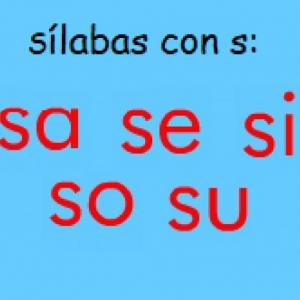 Imagen de portada del videojuego educativo: sílabas: sa,se,si,so,su, de la temática Lengua