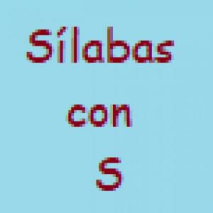 Imagen de portada del videojuego educativo: Sílabas con S, de la temática Lengua