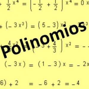 Suma, Resta y multiplicación de polinomios