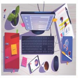 Imagen de portada del videojuego educativo: Periféricos de una Computadora, de la temática Informática