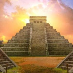 Imagen de portada del videojuego educativo: Curiosidades mayas, de la temática Historia