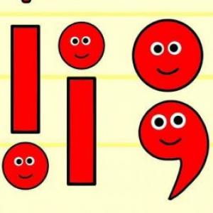 los signo de puntuación