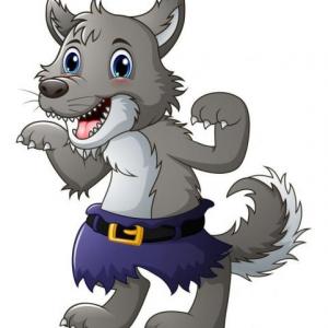 Imagen de portada del videojuego educativo: ¡Cuentos con lobos!, de la temática Literatura