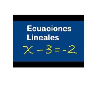 Ecuaciones Lineales