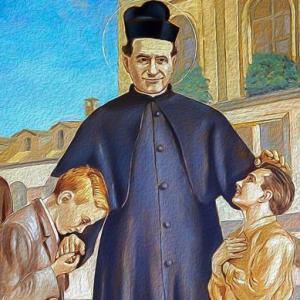 Imagen de portada del videojuego educativo: El legado de Don Bosco, de la temática Religión