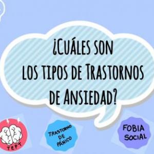Conoce los tipos de trastornos de ansiedad