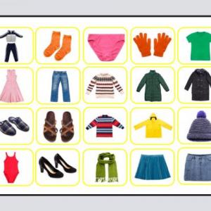 Imagen de portada del videojuego educativo: Ropa en Inglés, de la temática Lengua