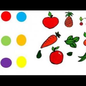 colores y frutas 