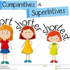 Comparative and Superlative adjectives