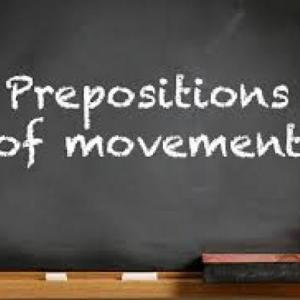 Prepositions of movement