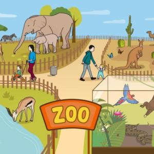 ANIMALES DE ZOOLOGICO