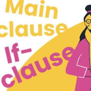 Imagen de portada del videojuego educativo: Condicional sentences with if clauses and Time contrasts, de la temática Idiomas