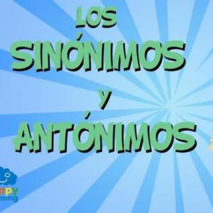 PRACTIQUEMOS LOS ANTÓNIMOS Y SINÓNIMOS