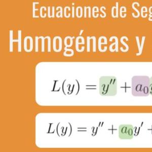 Ecuaciones Diferenciales no Homogeneas