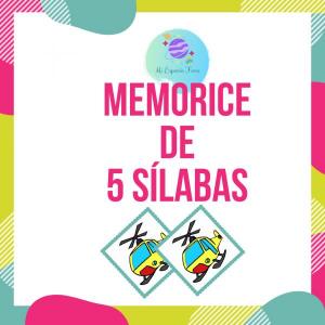 Memorice de 5 Sílabas
