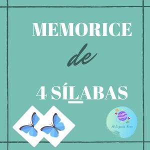 Memorice 4 sílabas