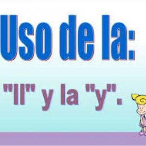 Coloca la ll -y