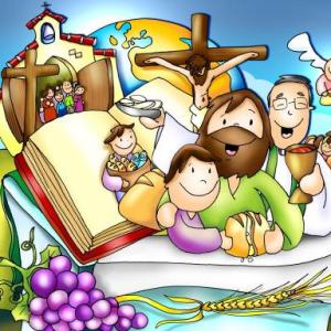 Imagen de portada del videojuego educativo: Signos visibles de la presencia de Jesús, de la temática Religión