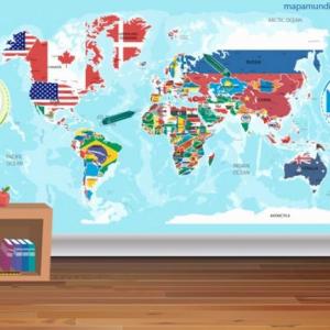 Imagen de portada del videojuego educativo: Banderas de Oceanía , de la temática Geografía