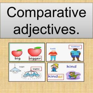 Comparatives adjectives