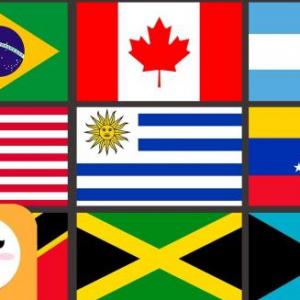 BANDERAS DE AMÉRICA