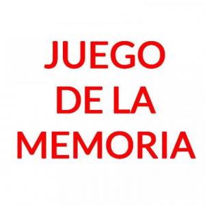 JUEGO DE LA MEMORIA