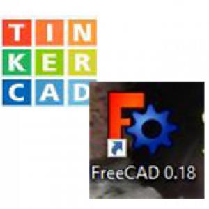 Imagen de portada del videojuego educativo: FreeCad y Tinkercad, de la temática Informática