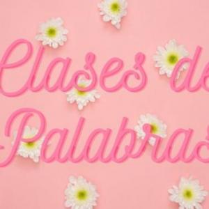 Clases de palabras