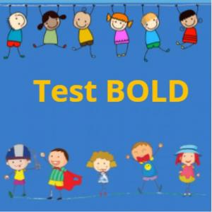 Imagen de portada del videojuego educativo: TEST BOLD, de la temática Personalidades