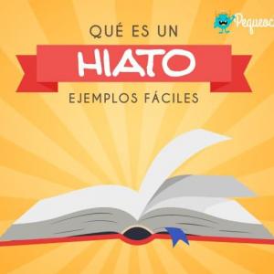 Reconozco el hiato en las diferentes palabras